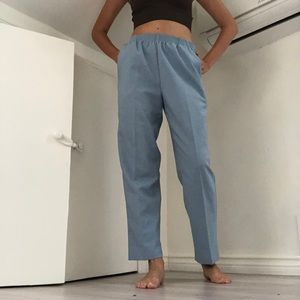 Baby blue trousers